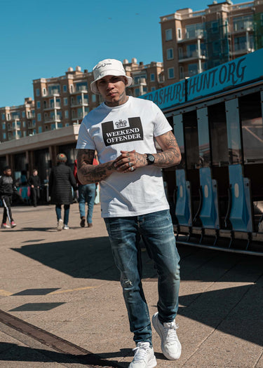 Weekend Offender T-shirts Prison - white