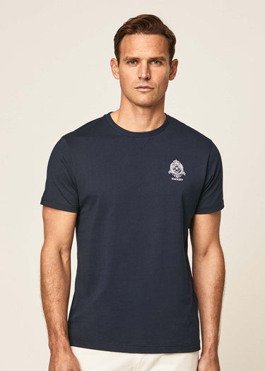 Hackett London T-shirts Heritage logo tee - navy blazer