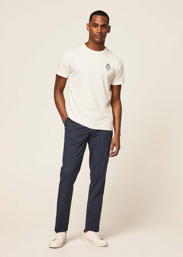 Hackett London T-shirts Heritage logo tee - white