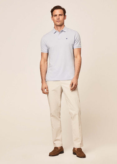 Hackett London Polo's Cotton pique polo shirt - oxford blue
