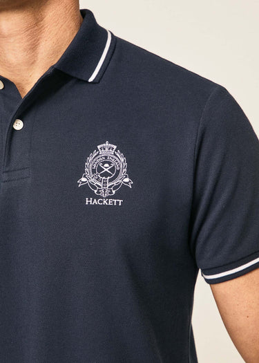 Hackett London Polo's Heritage logo polo - navy blazer