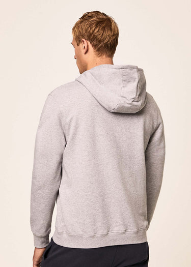 Hackett London Hoodies Logo hoodie - light grey marl