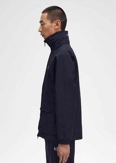 Fred Perry Jassen Patch pocket zip through jacket - navy