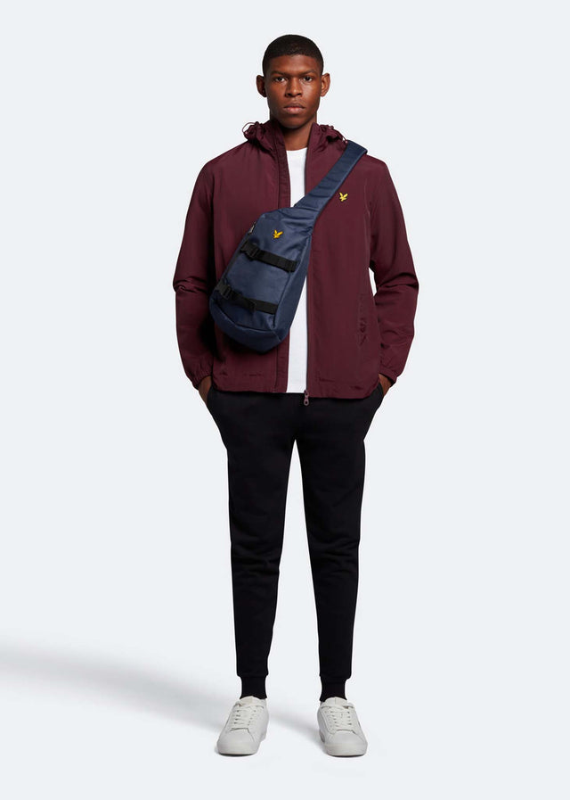 Lyle & Scott Jackets Zip through hooded jacket - burgundy