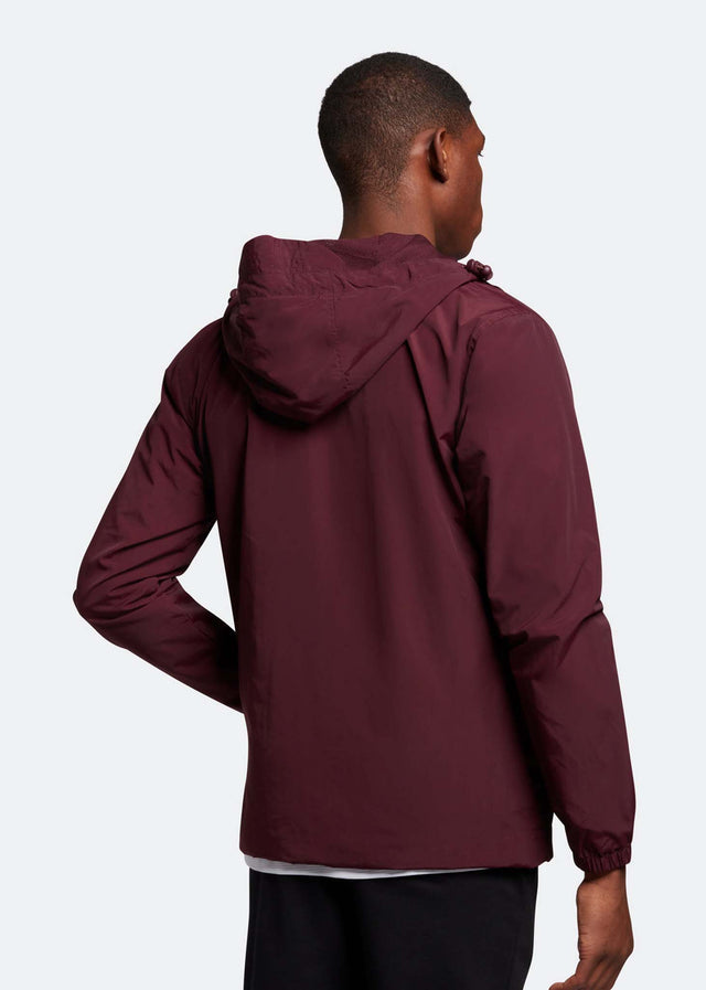 Lyle & Scott Jackets Zip through hooded jacket - burgundy