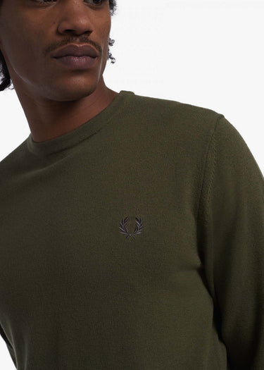 Fred Perry Truien Classic crew neck jumper - uniform green