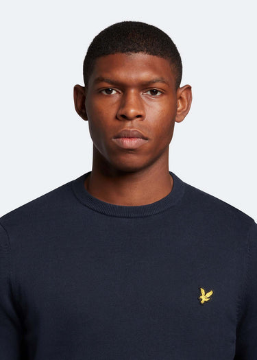 Lyle & Scott Truien Cotton crew neck jumper - dark navy