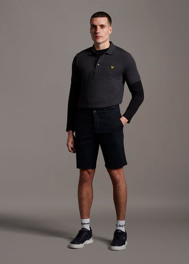 Lyle & Scott Korte Broeken Chino short - dark navy