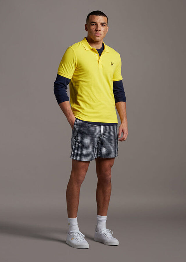 Lyle & Scott Polos Plain polo shirt - buttercup yellow