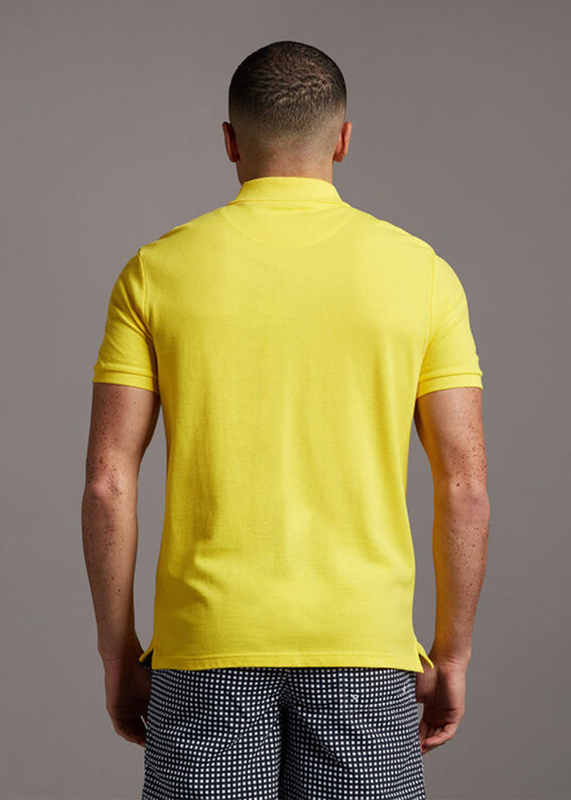 Lyle & Scott Polos Plain polo shirt - buttercup yellow