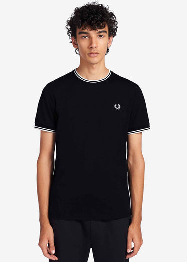Fred Perry T-shirts Twin tipped t-shirt - black