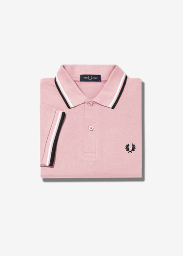 Fred Perry Polo's Twin tipped fred perry shirt - chalky pink