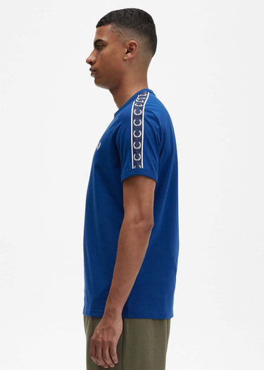 Fred Perry T-shirts Contrast tape ringer t-shirt - shaded cobalt navy