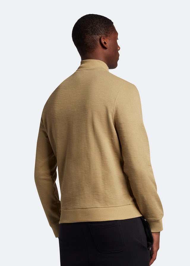 Lyle & Scott Cardigans Slub track top - seaweed