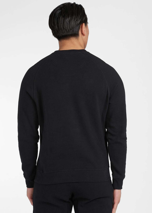 Barbour International Sweaters Essential crew neck sweat - black