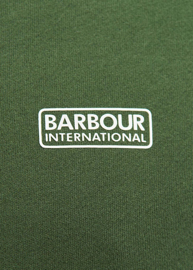 Barbour International Sweaters Essential crew neck sweat - kombu green