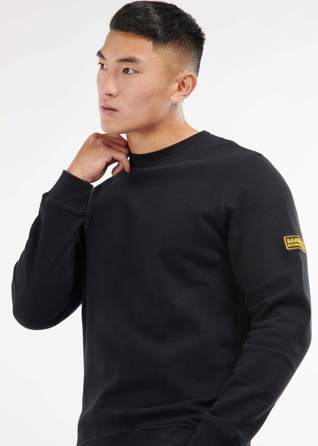 Barbour International Sweaters Badge sweat - black