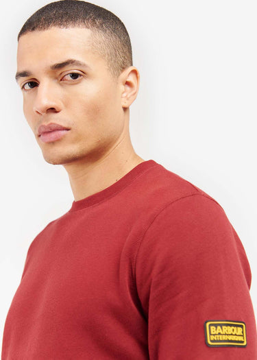 Barbour International Truien Badge sweat - wine