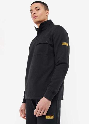 Barbour International Truien Lever funnel sweat - black