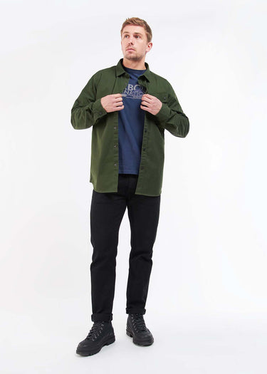 Barbour International Overshirts Graphite overshirt - kombu green
