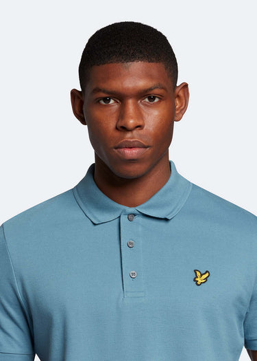 Lyle & Scott Polo's Crest tipped polo shirt - skipton blue