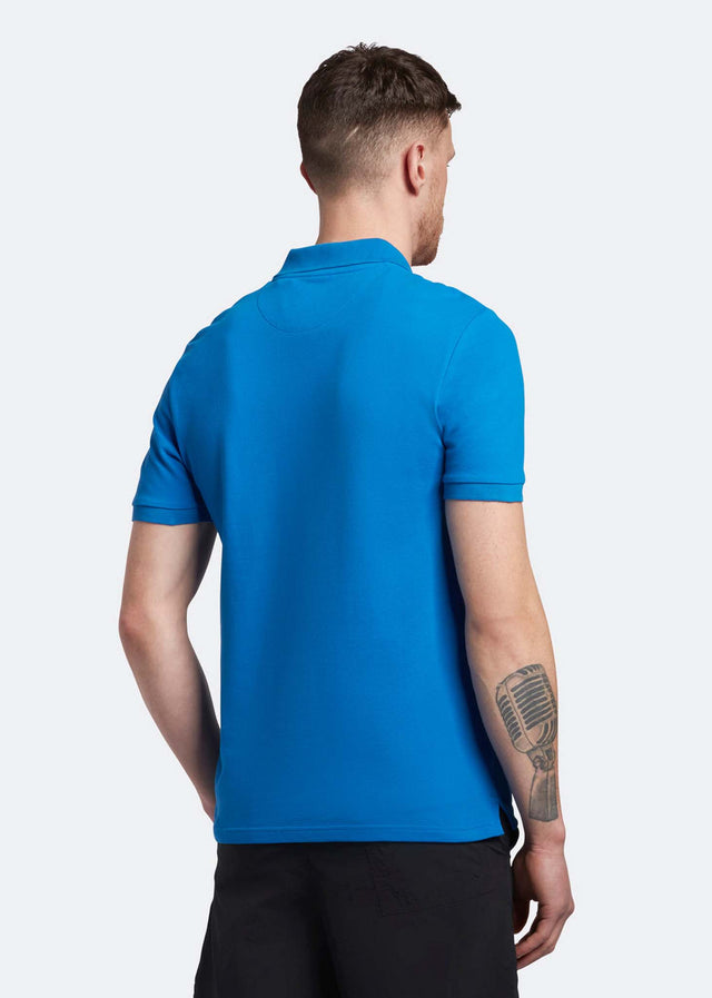 Lyle & Scott Polos Plain polo shirt - bright blue