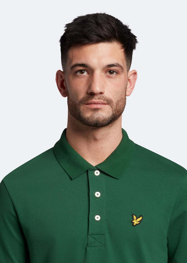 Lyle & Scott Polo's Plain polo shirt - english green