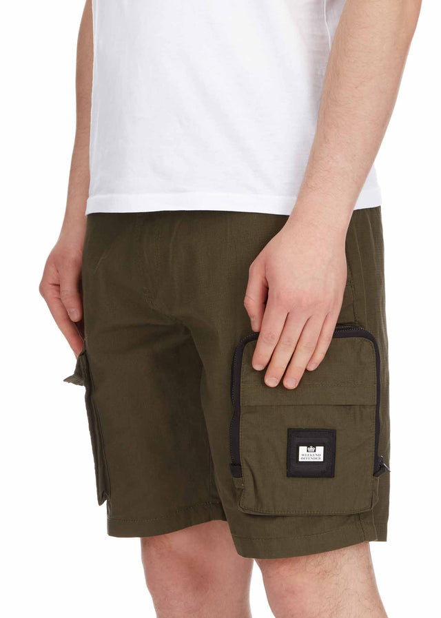 Weekend Offender Shorts Grace bay - dark army