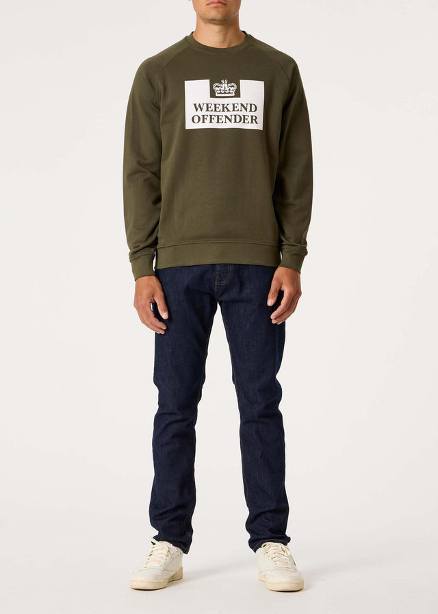 Weekend Offender Sweaters Penitentiary - dark green