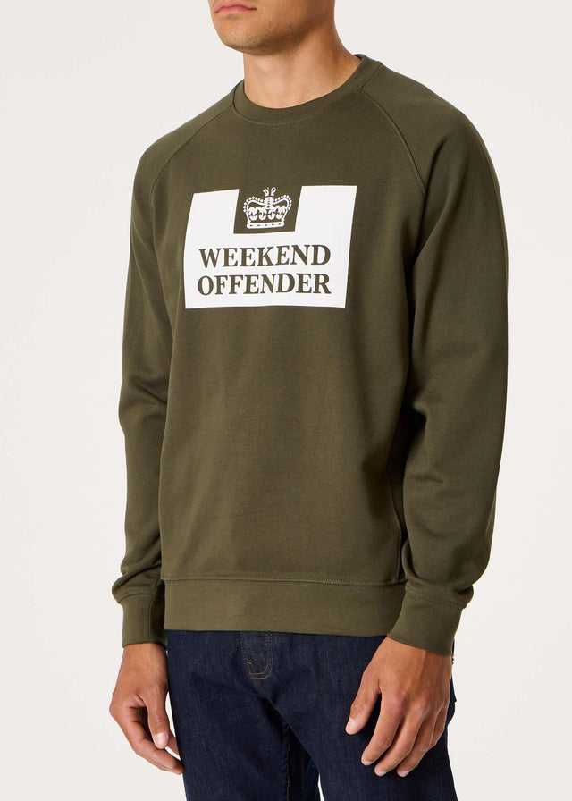 Weekend Offender Sweaters Penitentiary - dark green