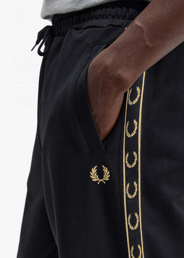 Fred Perry Joggingbroeken Seasonal taped track pant - black gold