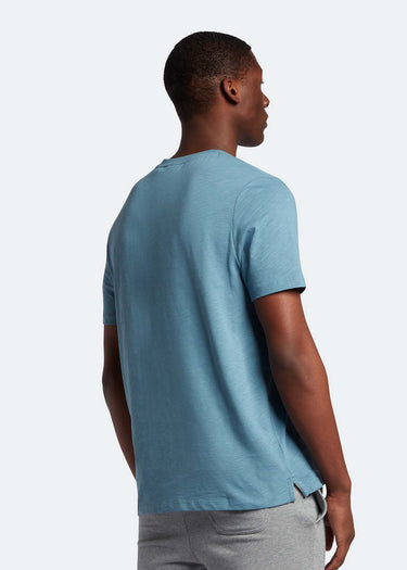 Lyle & Scott T-shirts Slub t-shirt - skipton blue