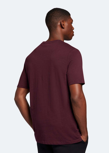 Lyle & Scott T-shirts Slub t-shirt - burgundy