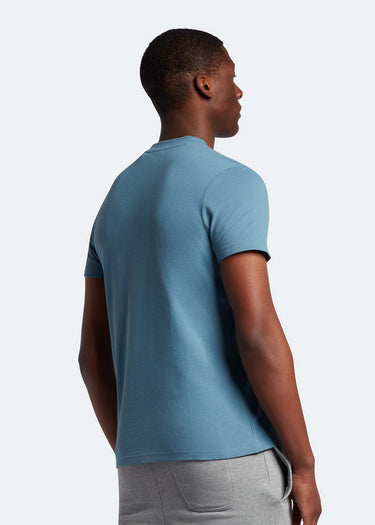Lyle & Scott T-shirts Crest tipped t-shirt - skipton blue