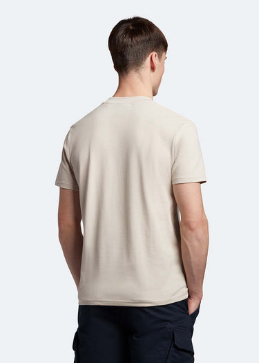 Lyle & Scott T-shirts Crest tipped t-shirt - cove