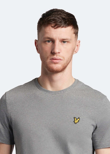 Lyle & Scott T-shirts Plain t-shirt - mid grey marl