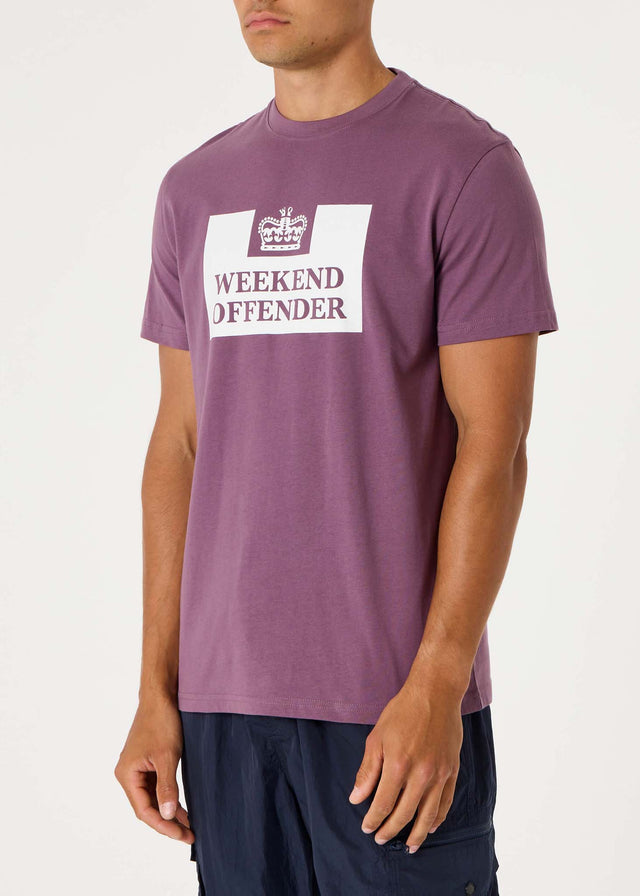 Weekend Offender T-shirts Prison tee - dark grape