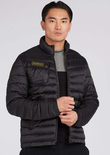 Barbour International Jassen Chain baffle quilt - black
