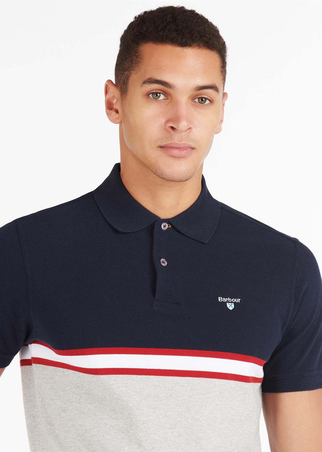 Barbour Polos Block colour polo - navy