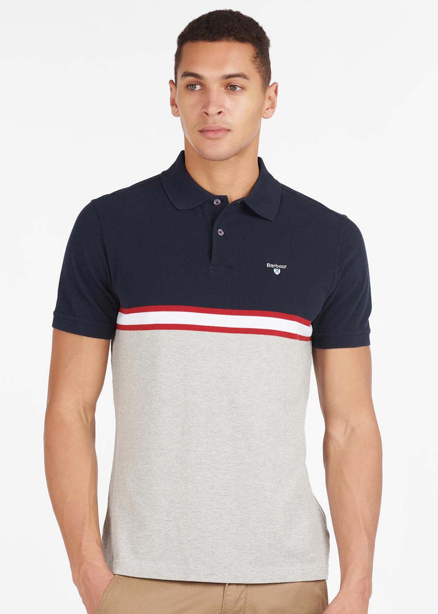 Barbour Polos Block colour polo - navy