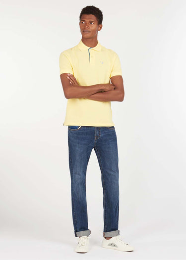 Barbour Polo's Tartan pique polo - corn
