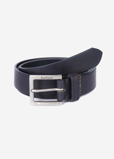 Barbour Riemen Pull up leather - black