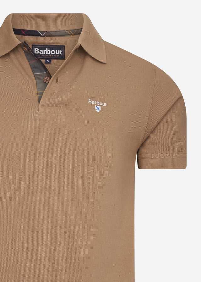 Barbour Polos Tartan pique polo - sandstone