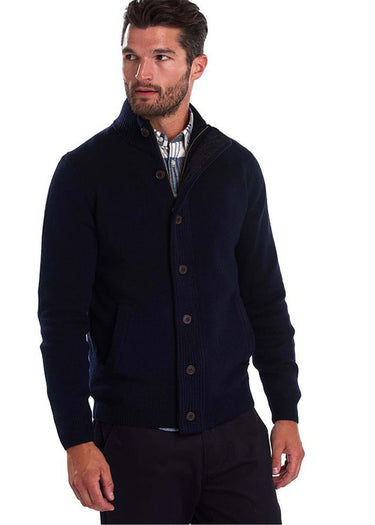 Barbour Vesten Patch zip thru - navy