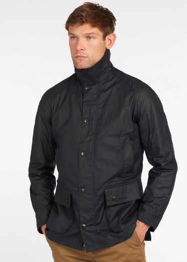 Barbour Jassen Ashby wax jacket - navy
