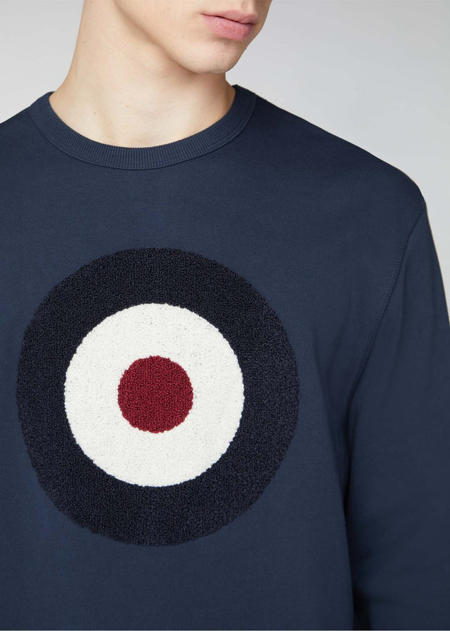 Ben Sherman Sweaters Signature target sweat - dark navy