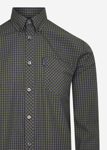 Ben Sherman Overhemden Signature gingham aw - loden