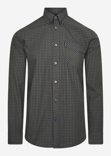 Ben Sherman Overhemden Signature gingham aw - loden