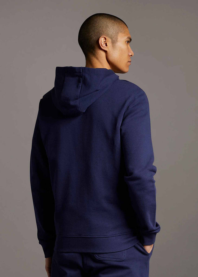 Lyle & Scott Cardigans Zip through hoodie - navy