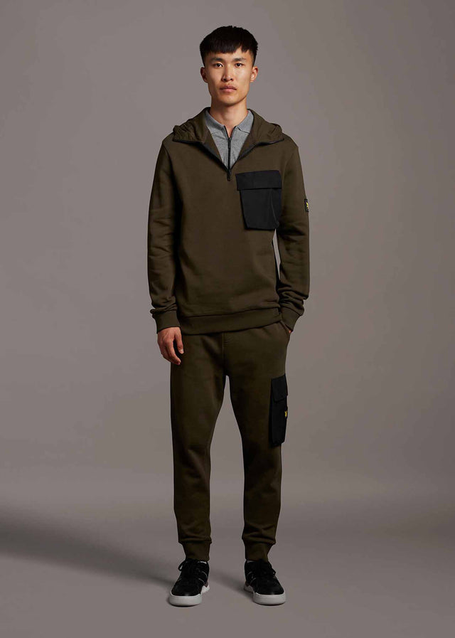Lyle & Scott Hoodies Pocket hoodie - olive